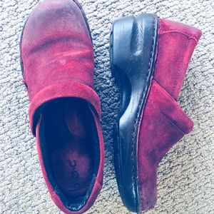 Red B.O.C. (Born) Clogs